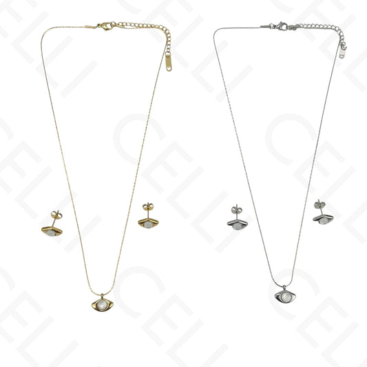 钢制耳环 - 眼睛