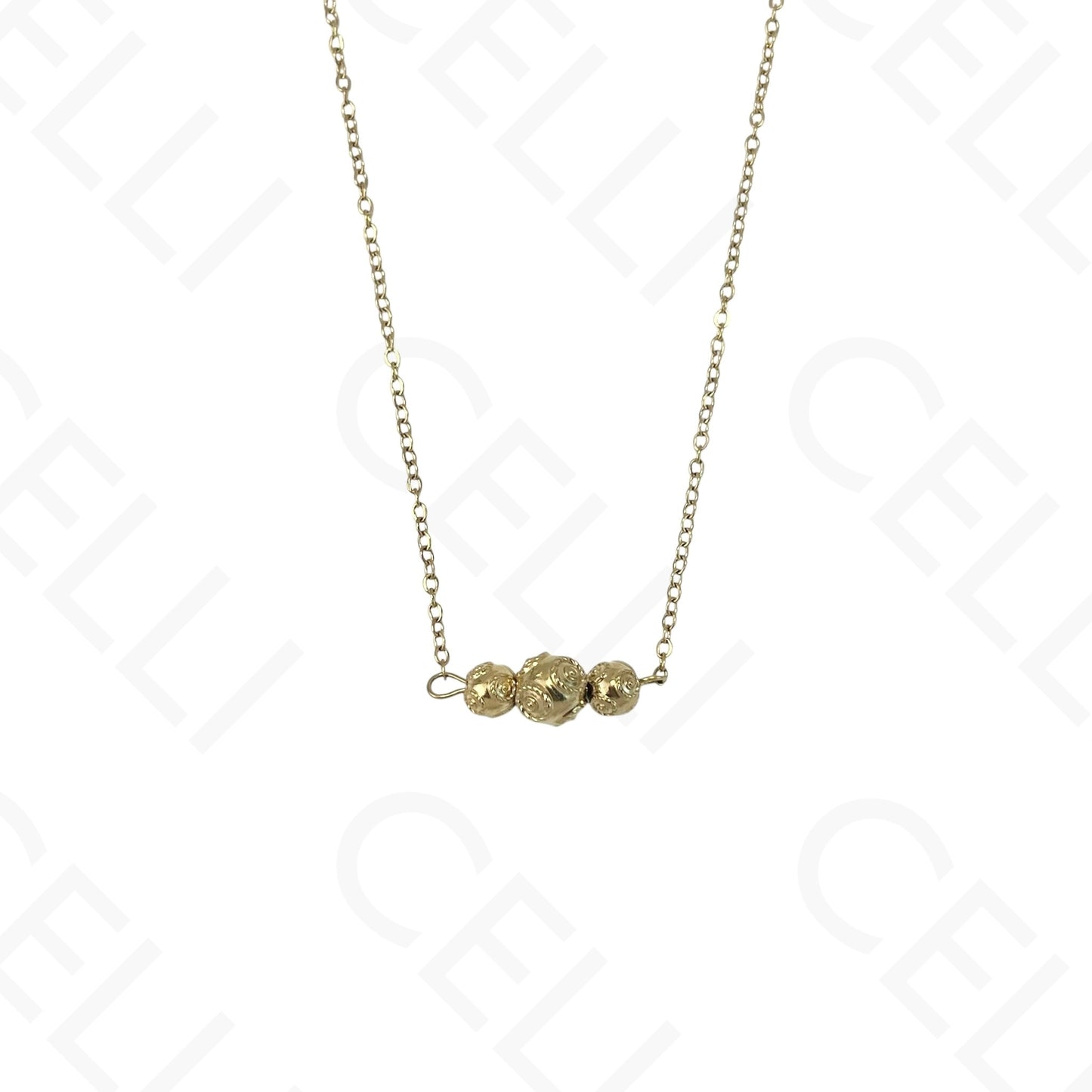 Collar de acero - 3 bolas de Viana