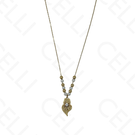 Steel necklace - Viana heart