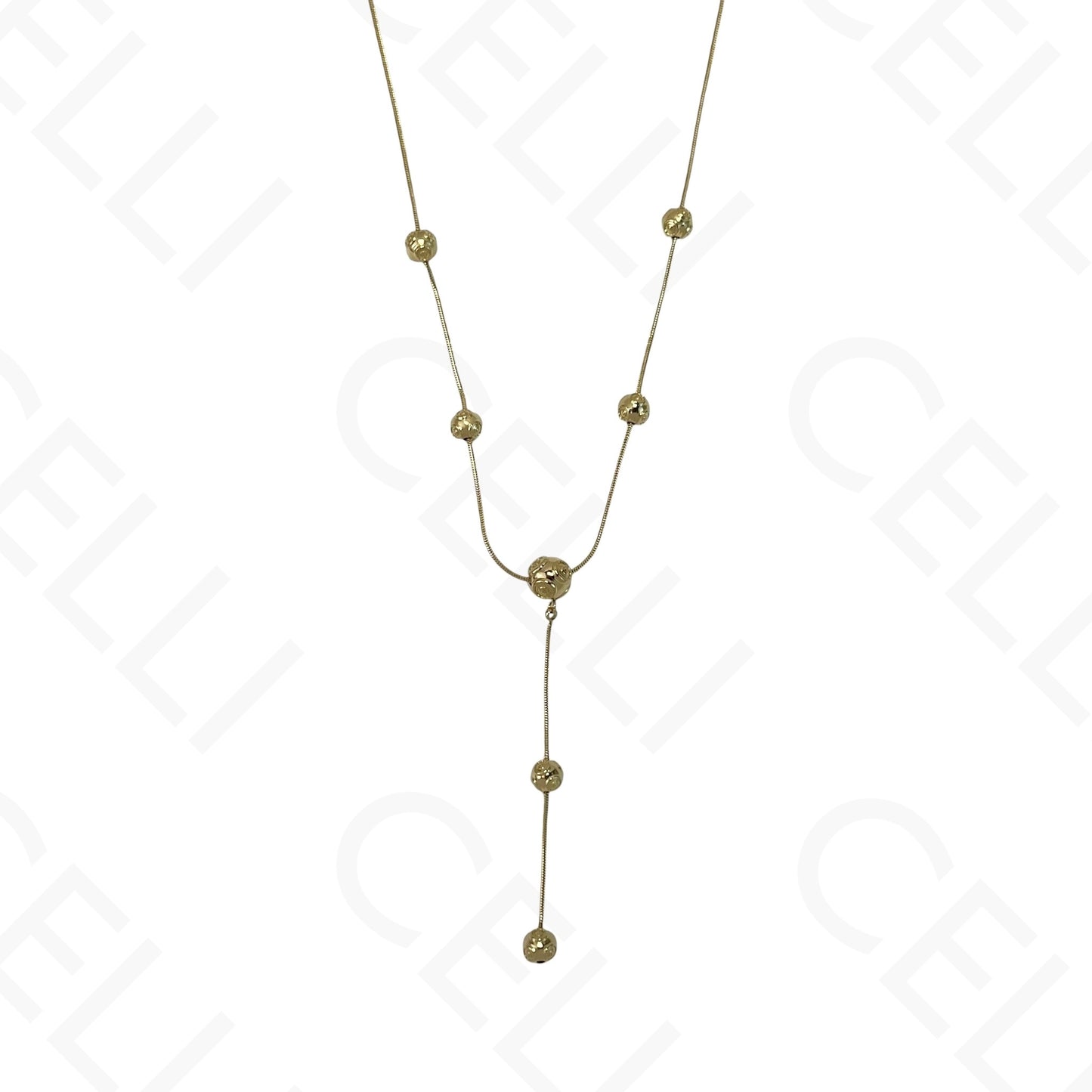 Collar de acero - bolas de Viana en forma de Y