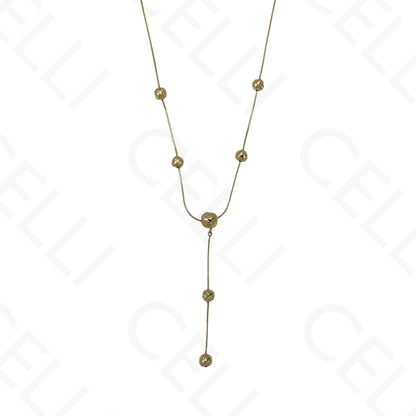 Collar de acero - bolas de Viana en forma de Y
