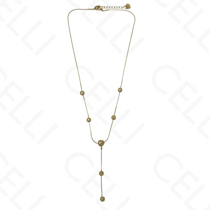 Collar de acero - bolas de Viana en forma de Y