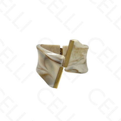 Brazalete de acero - resina con terminales de acero