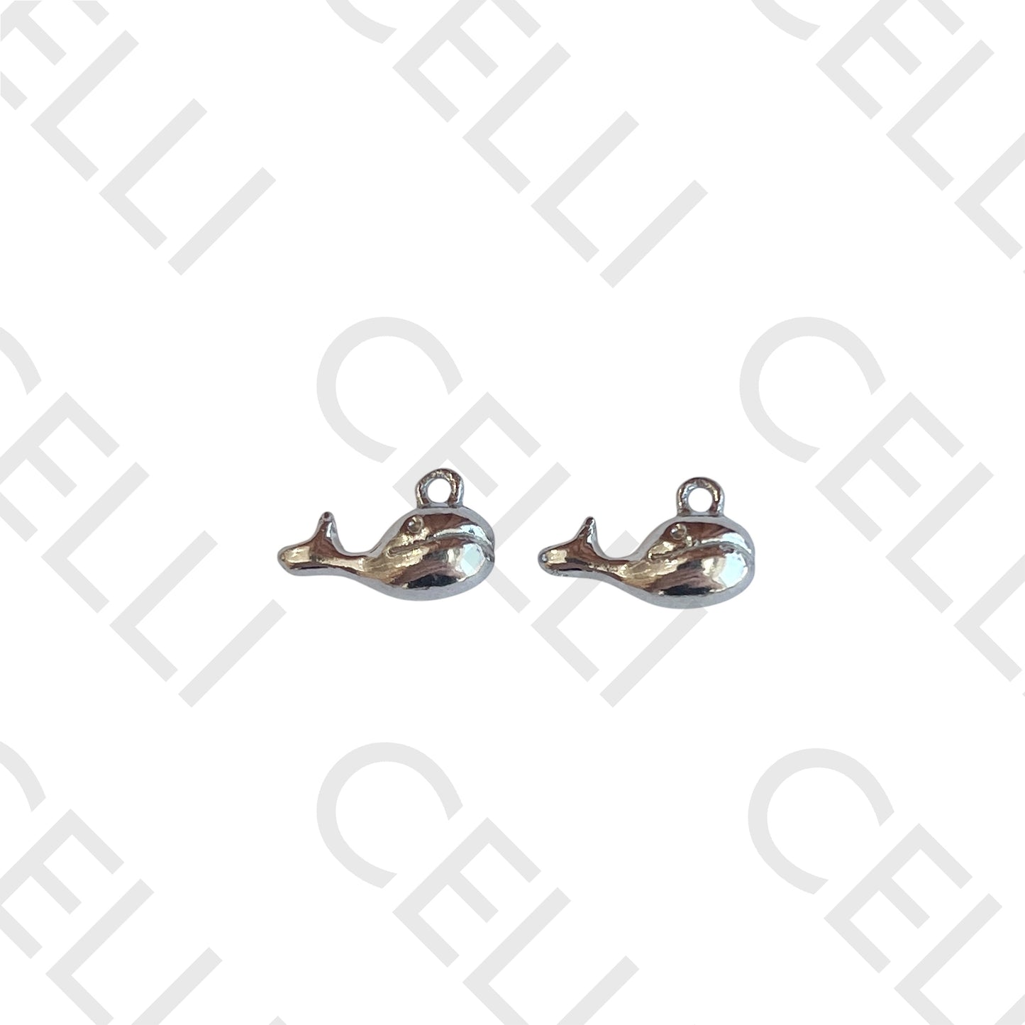 Medalha de Aço - baleia (2 und.)