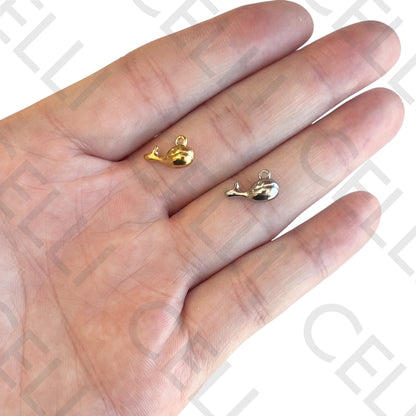 Medalha de Aço - baleia (2 und.)