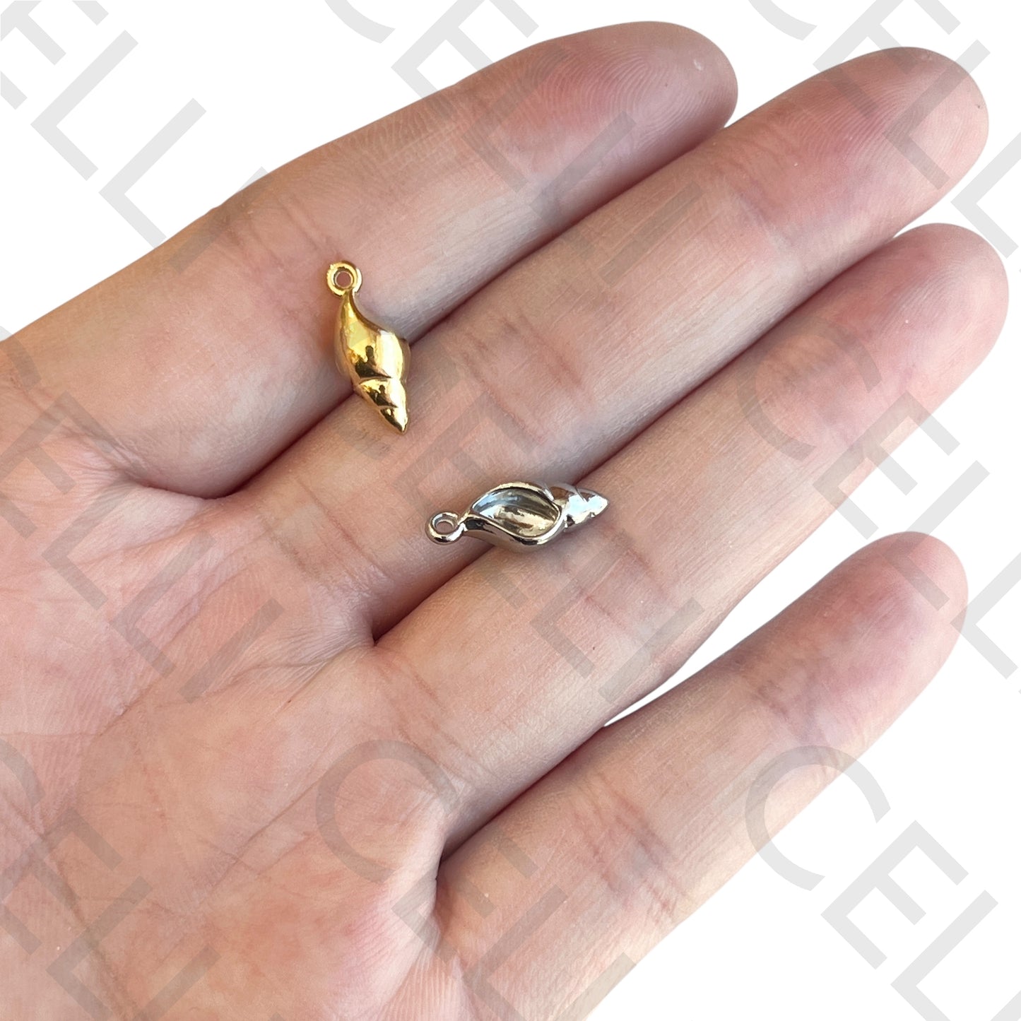 Medalha de Aço - búzio (2 und.)