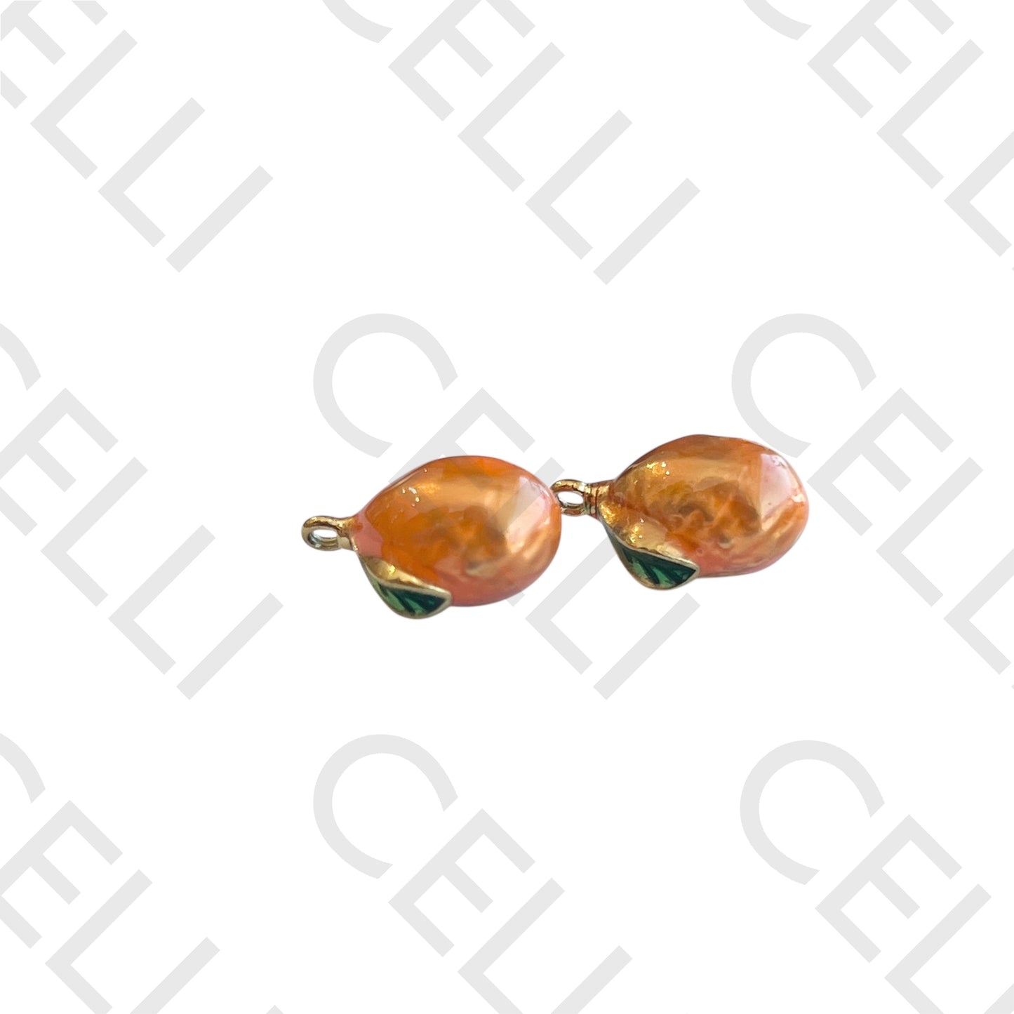 Medalha de Aço - citrinos (2 und.)