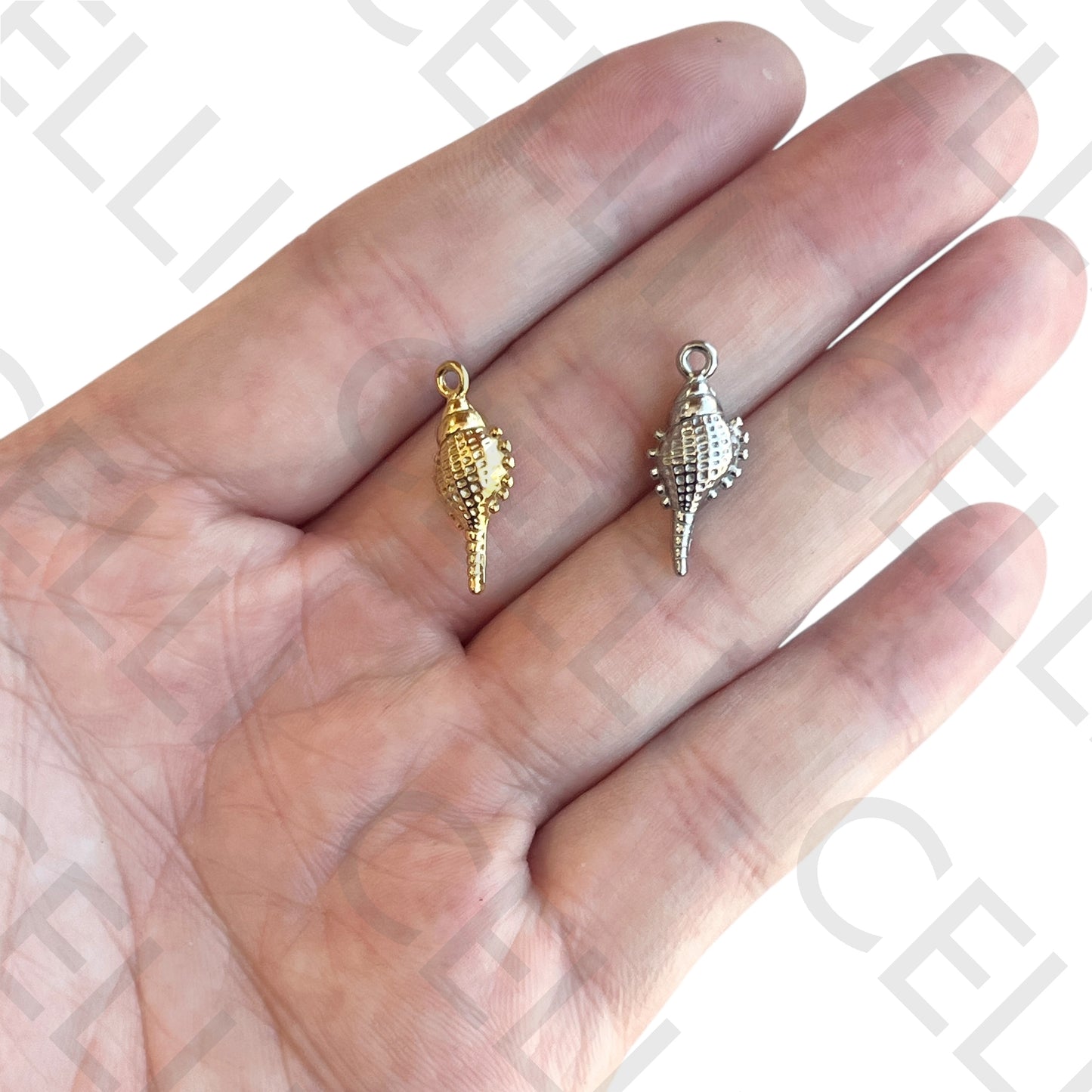 Medalha de Aço - búzio (2 und.)