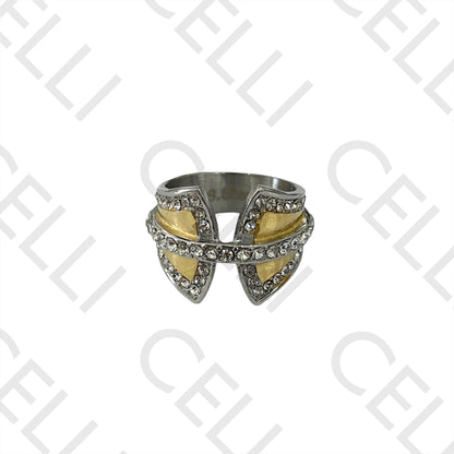 Anillo de acero (doble color)