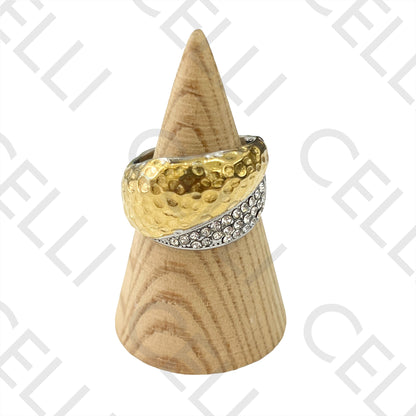 Anillo de acero (doble color)