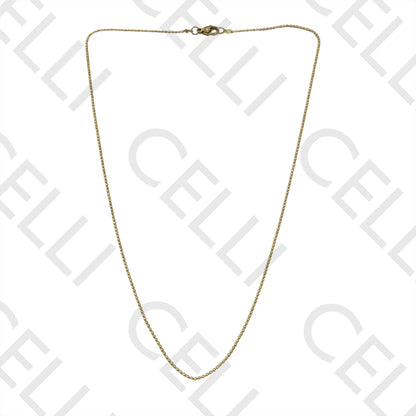 Colar de Aço Simples - bolinhas fino 1.2mm