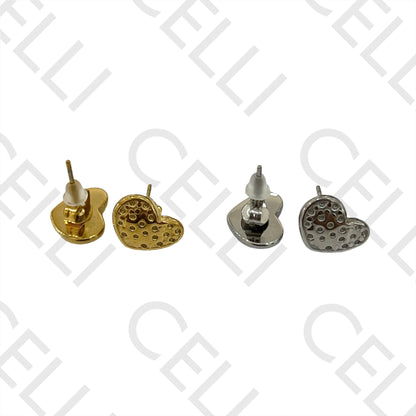 Steel Earring - Heart