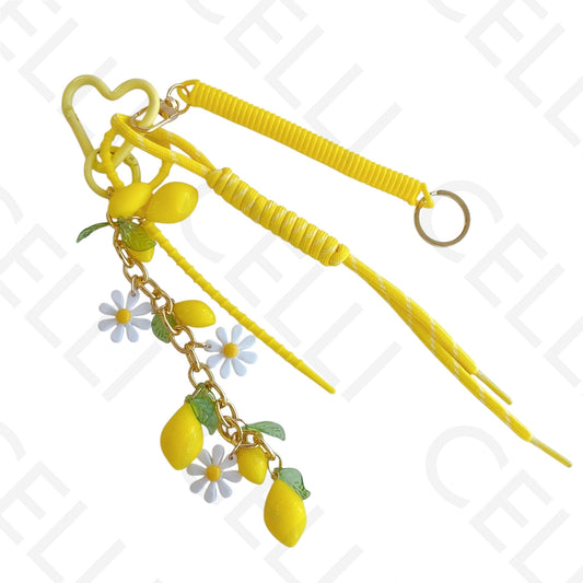 Charm para Mala - Limão e flores