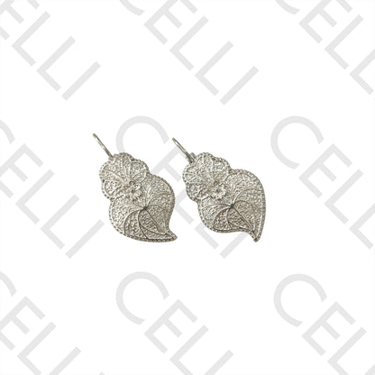 钢制项链/耳环 - 维亚纳之心