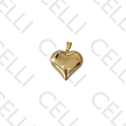 Medalla de acero - corazón (grande)