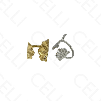 Anillo de acero ajustable - hoja