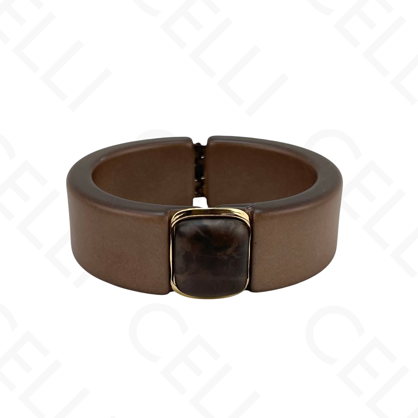 Brazalete de acero - resina con terminales de acero