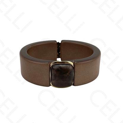 Brazalete de acero - resina con terminales de acero