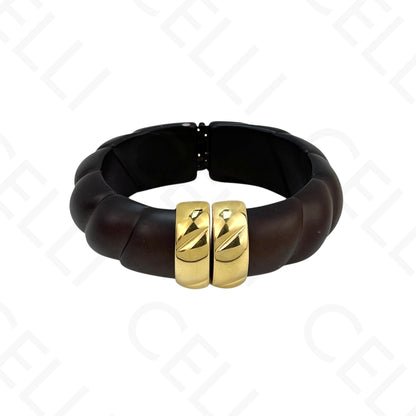 Brazalete de acero - resina con terminales de acero