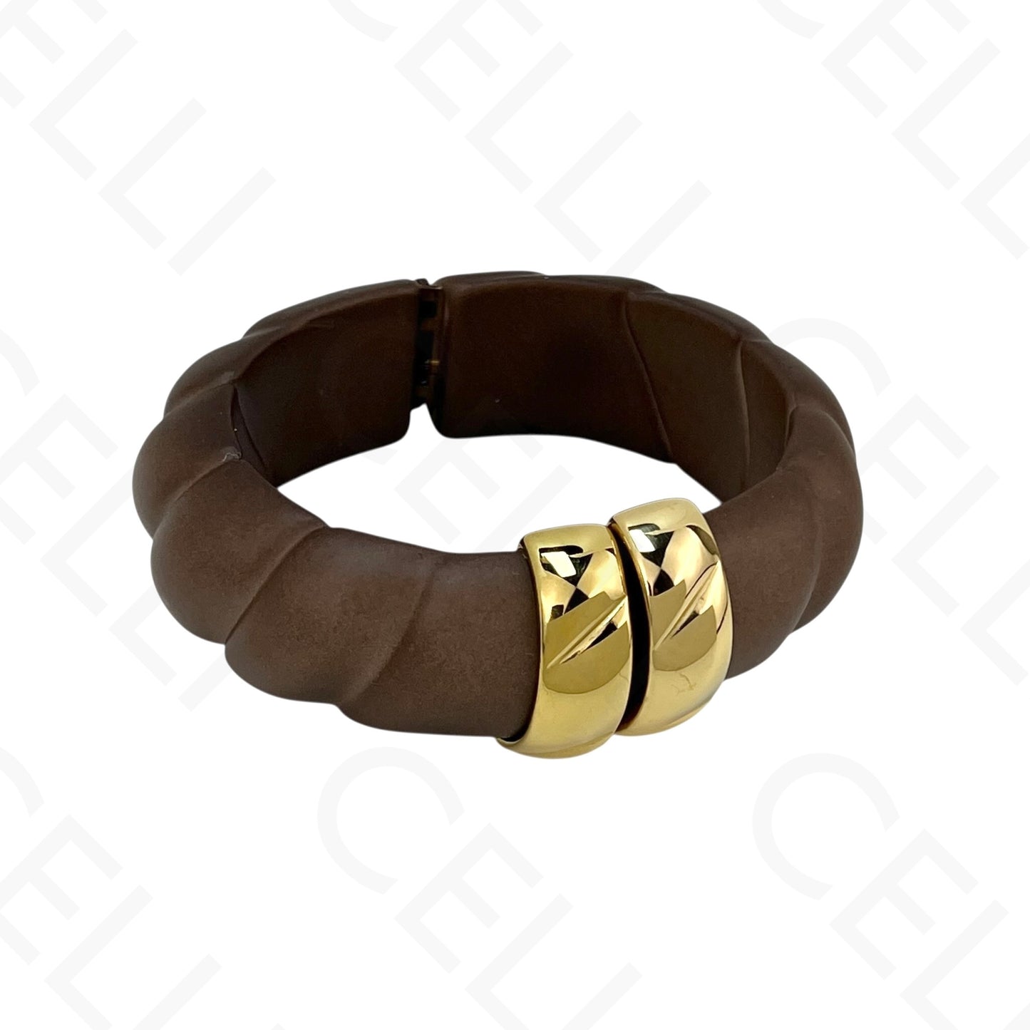 Brazalete de acero - resina con terminales de acero