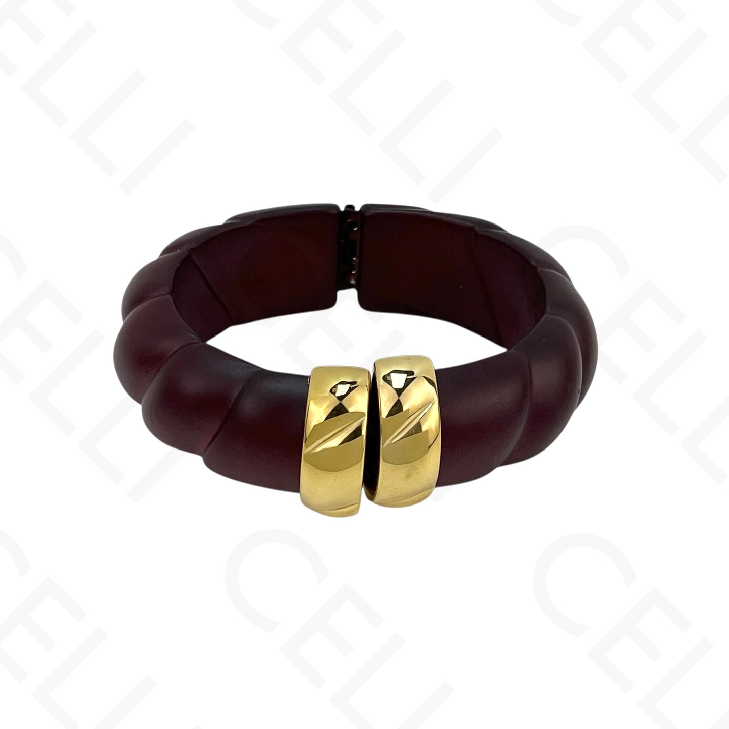 Brazalete de acero - resina con terminales de acero