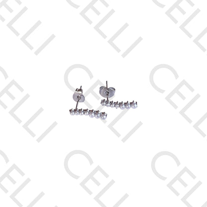 Salto de acero - perlas en hilera