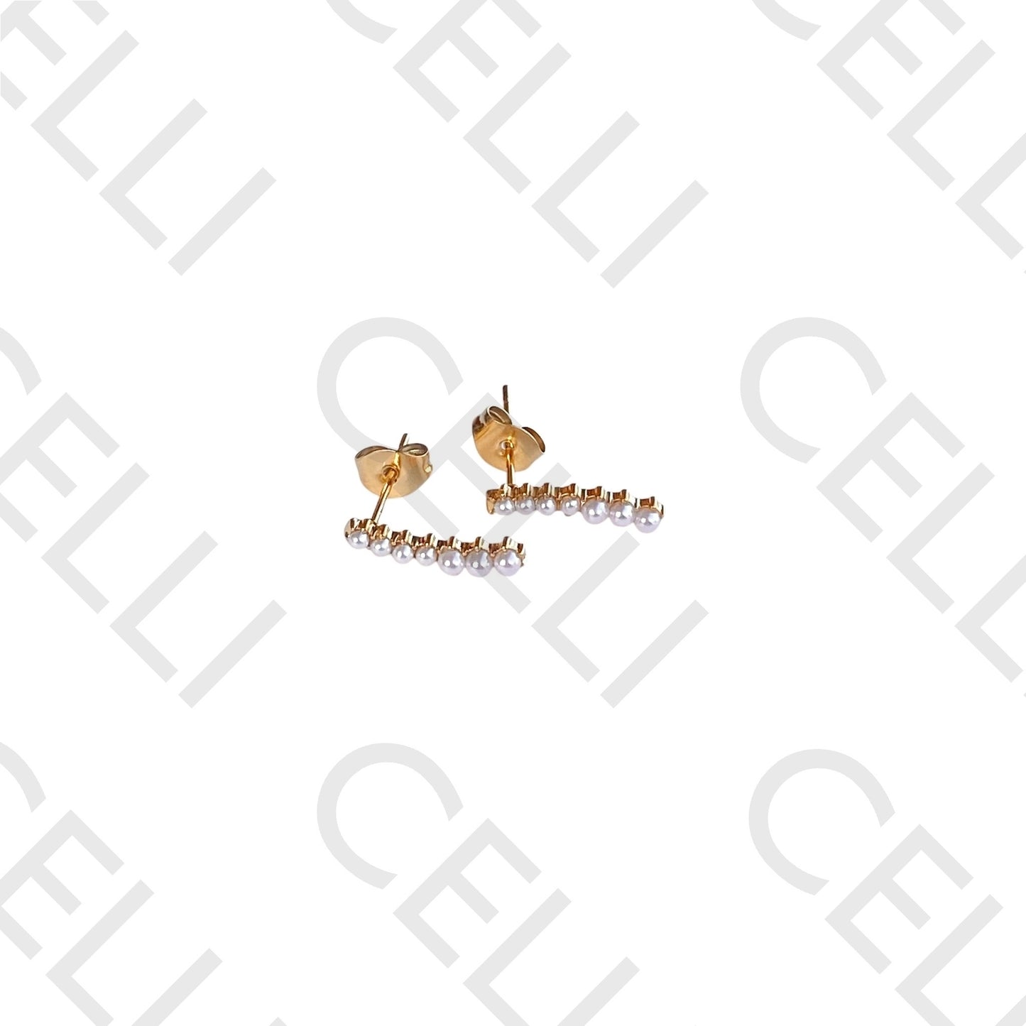 Salto de acero - perlas en hilera