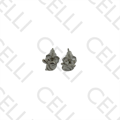 Steel Earring with Charm - Bee