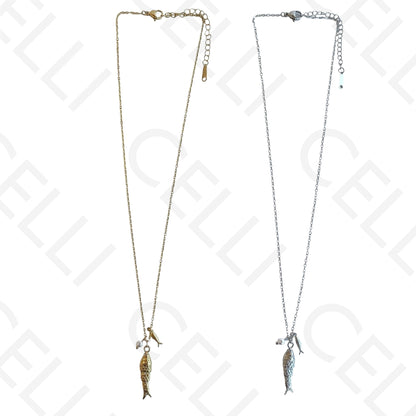 Filtro de acero - colgante pez grande