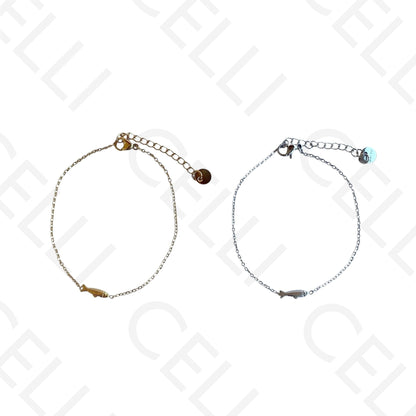 Pulseira de aço - peixe