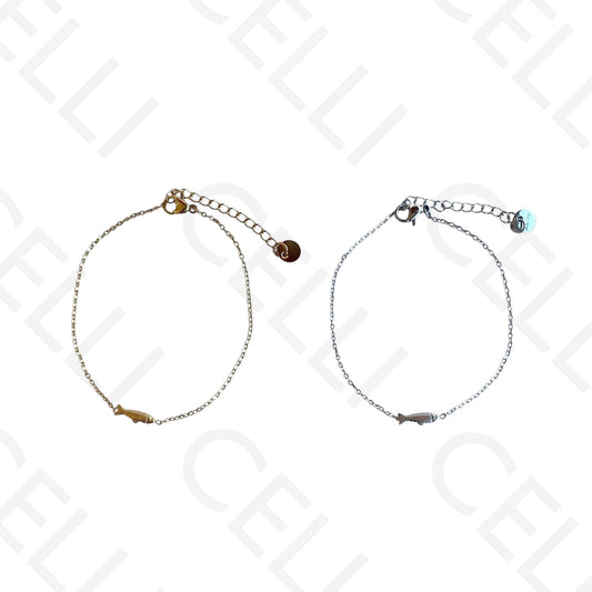 Pulseira de aço - peixe