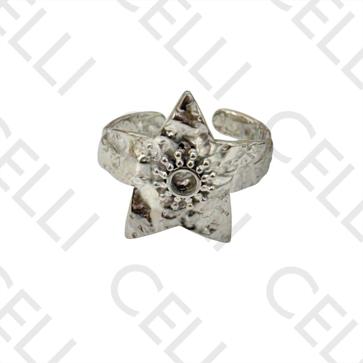Steel Ring - star