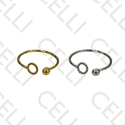 Anillo de Acero - bola y círculo