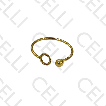 Anillo de Acero - bola y círculo