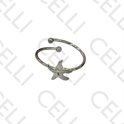 Steel Ring - Starfish