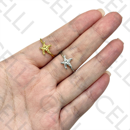 Steel Ring - Starfish