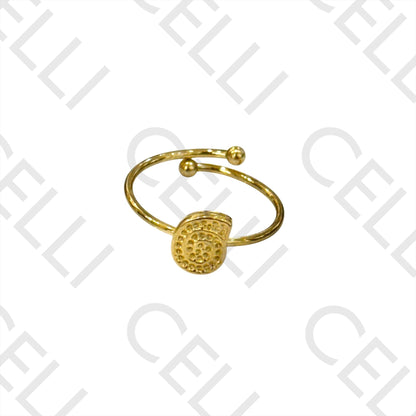 Anillo de Acero - caracol búzio