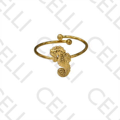Anillo de Acero - caballo de mar