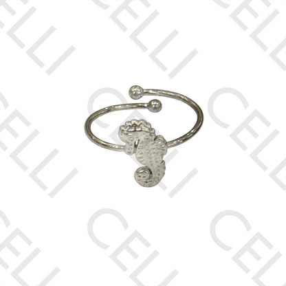 Anillo de Acero - caballo de mar