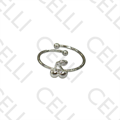 Steel Ring - cherry