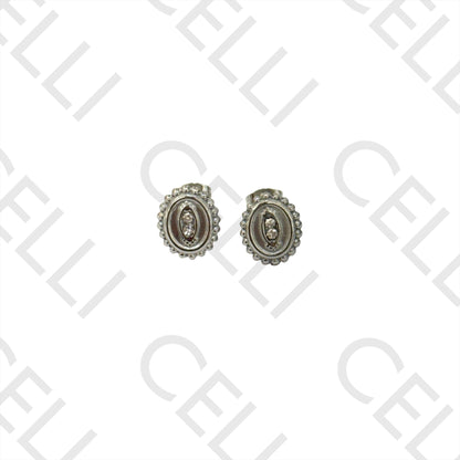 Salto de Acero - oval con dos diamantes