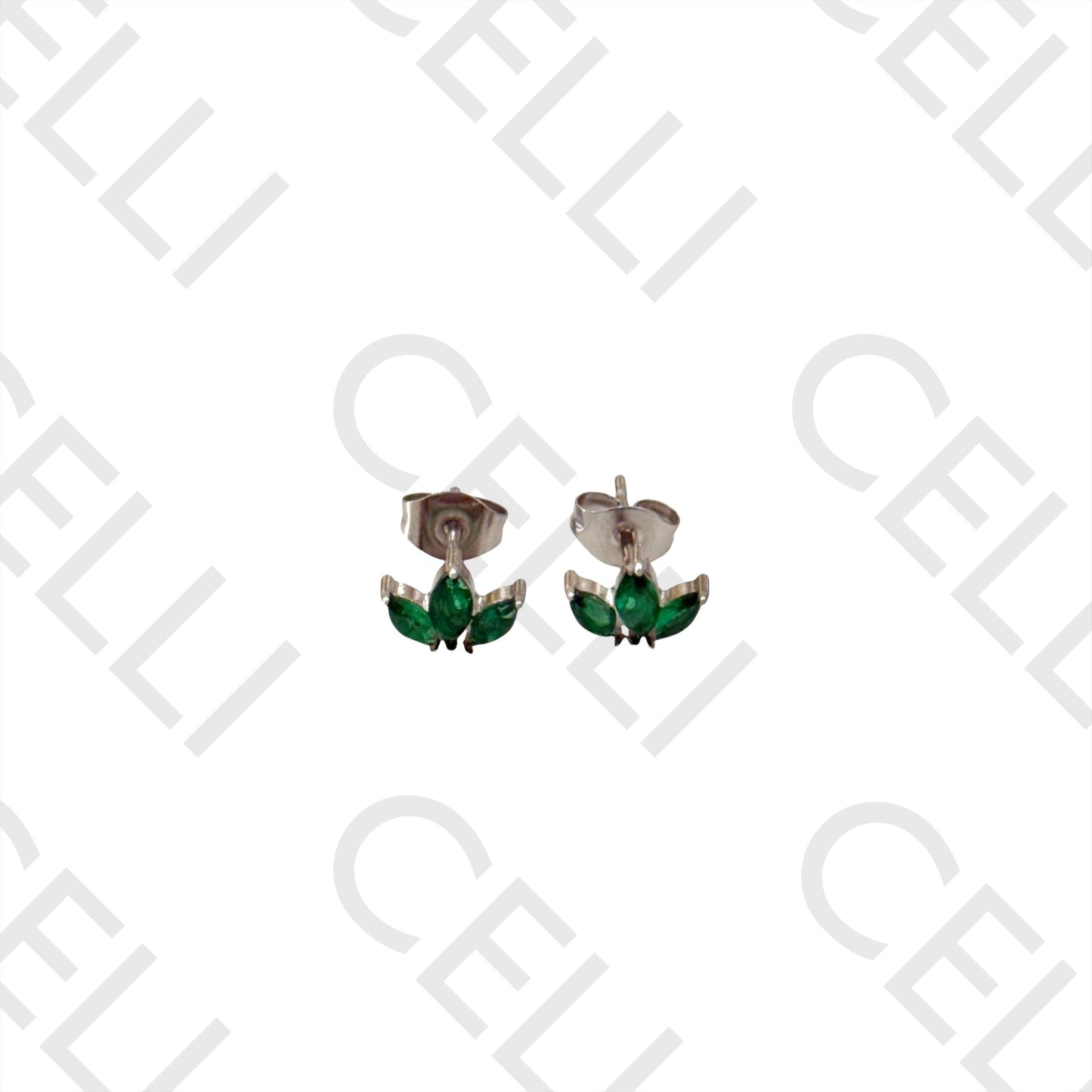 Salto de Acero - hoja con brillantes verdes