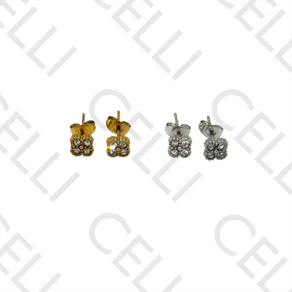 Salto de Acero - trébol con diamantes