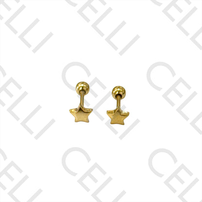 Piercing de Aço - estrela