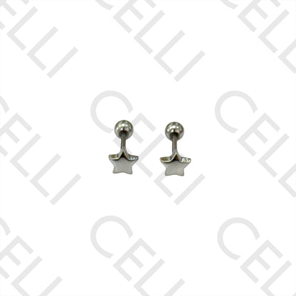 Piercing de Aço - estrela