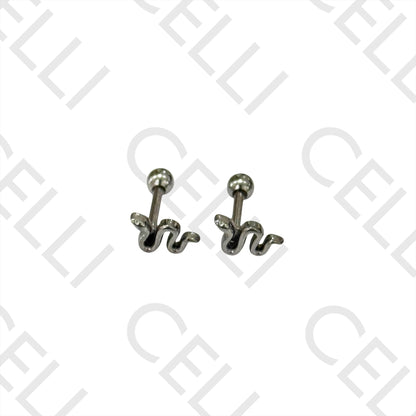 Piercing de Aço - cobra