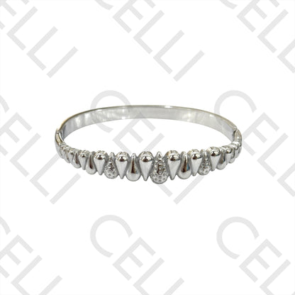 Bracelete de Aço - gotas