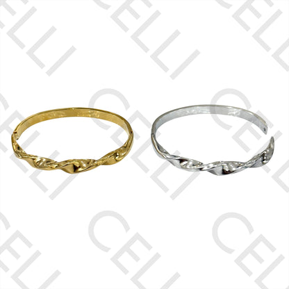 Bracelete de Aço - torcido