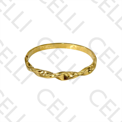 Bracelete de Aço - torcido