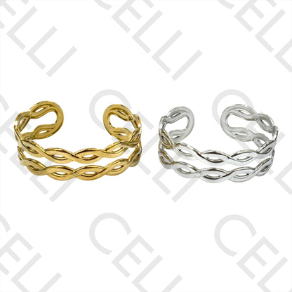 Bracelete de Aço - trançado duplo